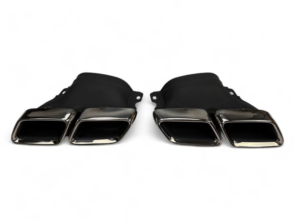 1X Set Terminali di Scarico 6352 Universale per Auto Esterni