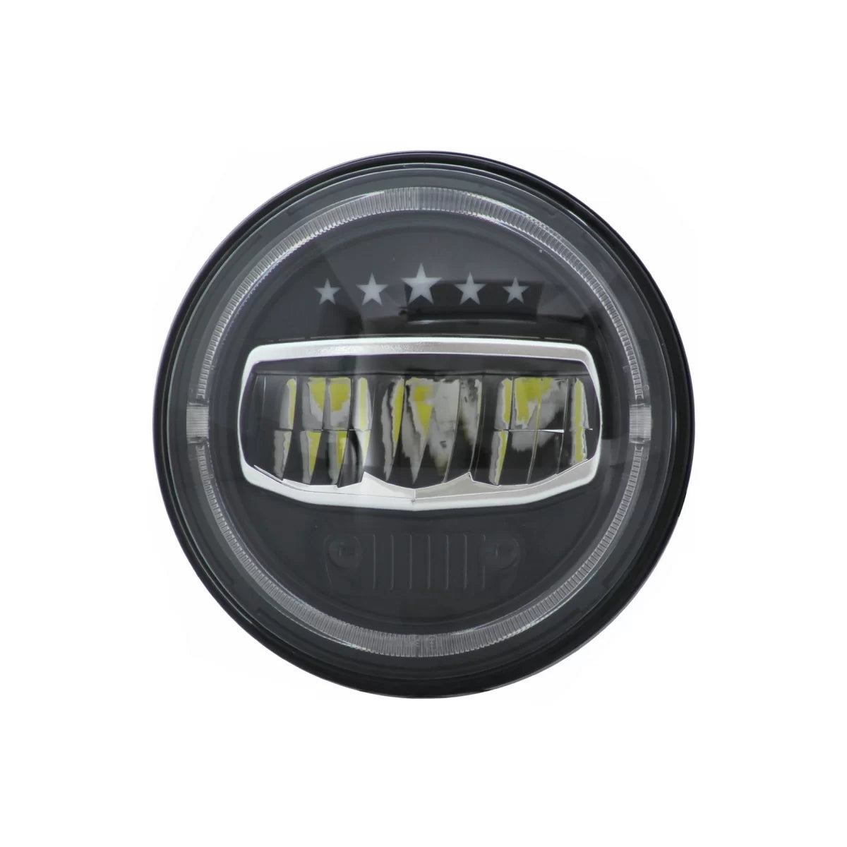 Fari LED 7 Pollici Angel Eye con Luci Diurne per Jeep Wrangler Tj Jk Jl