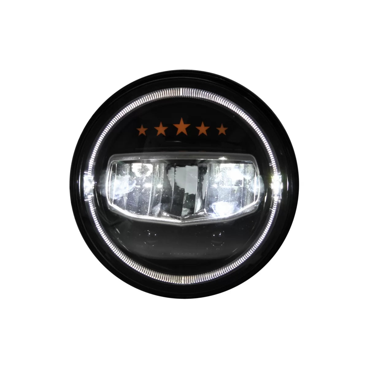Fari LED 7 Pollici Angel Eye con Luci Diurne per Jeep Wrangler Tj Jk Jl