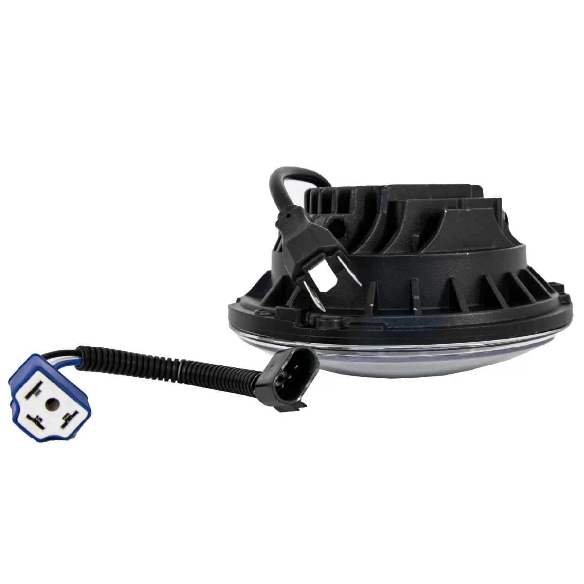 Fari LED 7 Pollici Neri per Jeep Wrangler Tj Jk 1997-2014 Hummer H1 1992-2006