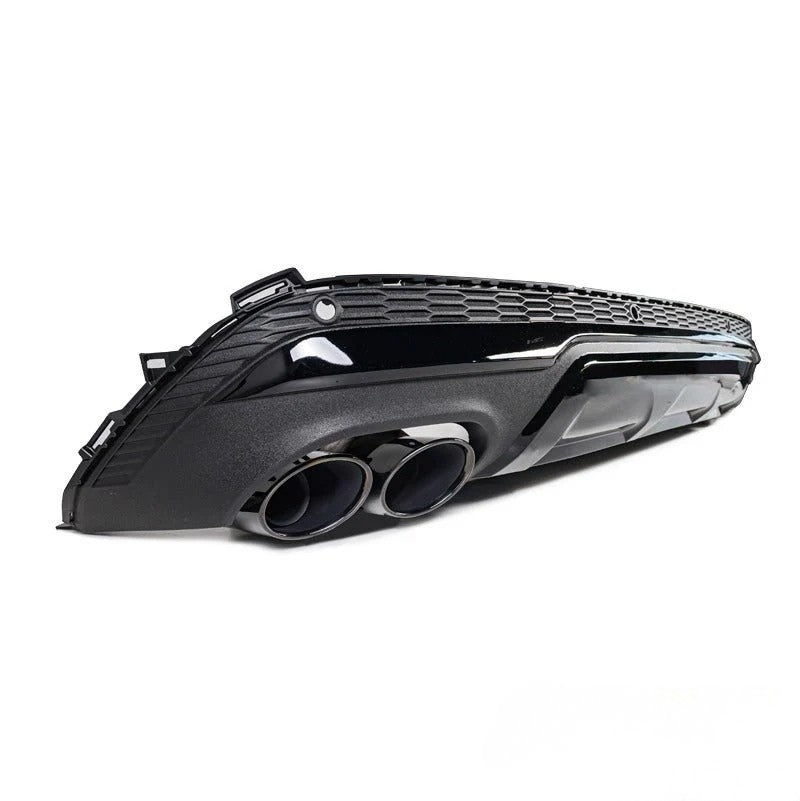Diffusore Posteriore con Terminali di Scarico 2X2 (nero) per Audi Q7 4M