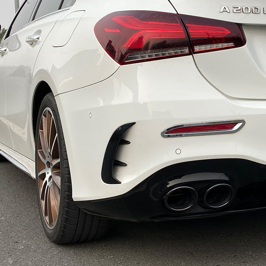 Flap Aerodinamici Neri Posteriori per Mercedes Classe A W177