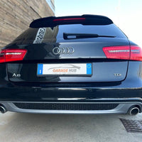 DIFFUSORE ✨S-LINE Upgrade✨ per AUDI A6 C7 2012-2015 POSTERIORE SOTTO PARAURTI ABS
