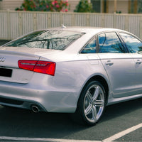 DIFFUSORE ✨S-LINE Upgrade✨ per AUDI A6 C7 2012-2015 POSTERIORE SOTTO PARAURTI ABS