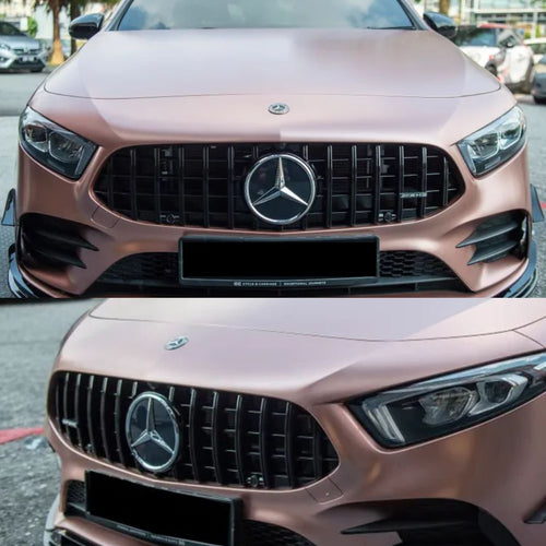 Mercedes A W177 Griglia Radiatore Panamericana Nero Lucido