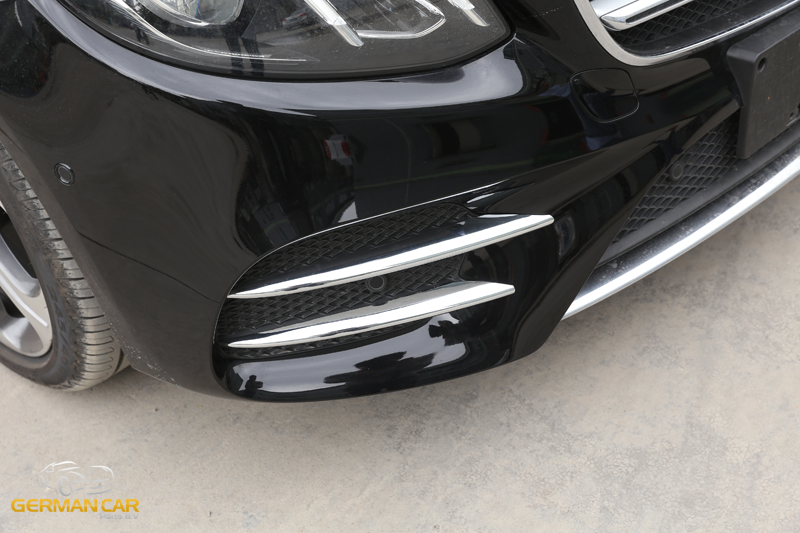 Paraurti Lista Pinne Cromate Tuning per Mercedes W213 Classe E 2016-2020