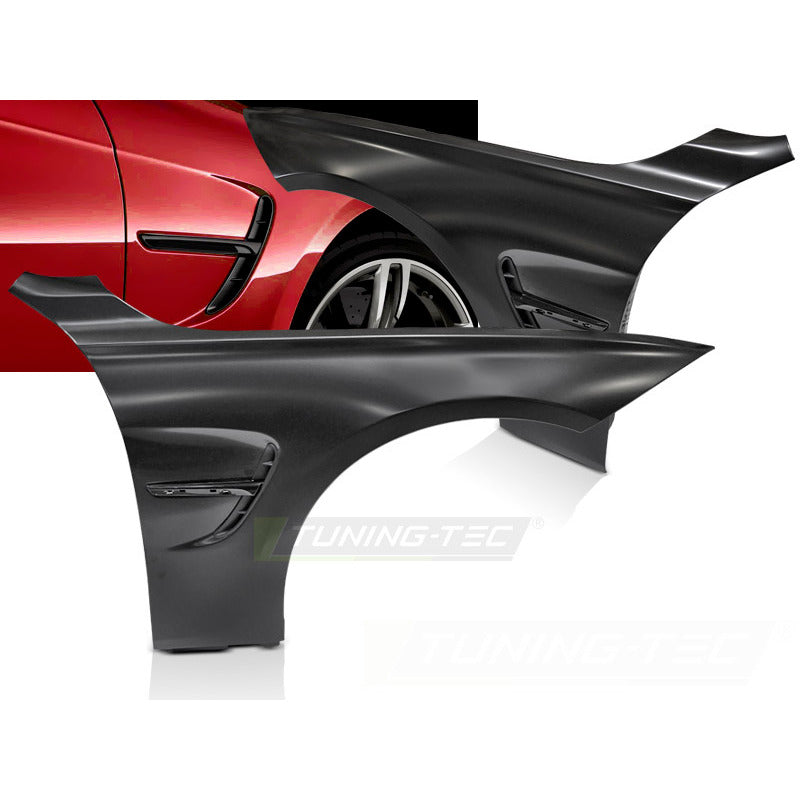 Parafanghi Sport Style con Laterale Vent Nero per BMW F30 F31 (2011-2018)