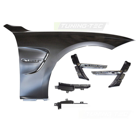 Fender Sport Style con Ventola Laterale Cromata per BMW F32 F33 13-20