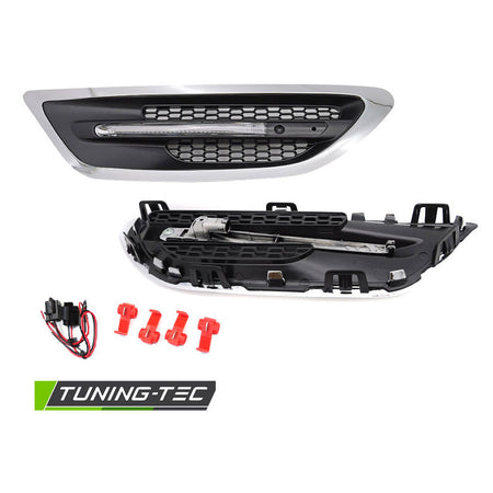 Parafanghi Sport Style con Laterale Vent Cromato per BMW F10 F11 (2010-2016)