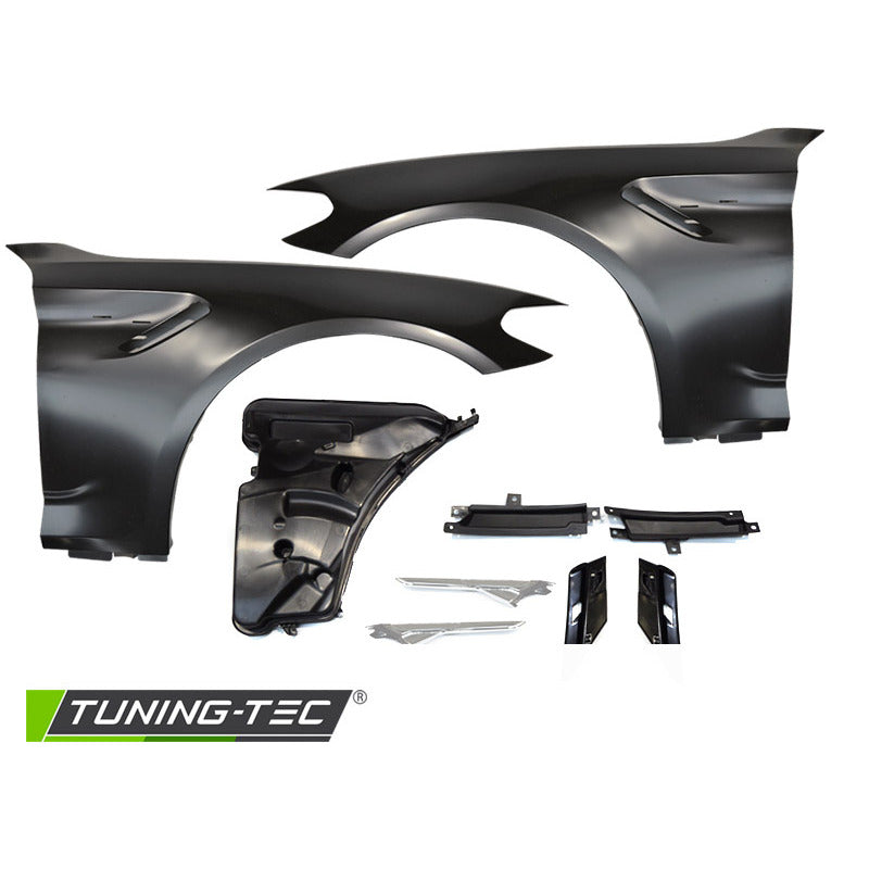 Parafanghi Sport Style con Laterale Vent Cromato per BMW G30 G31 (2017-2020)