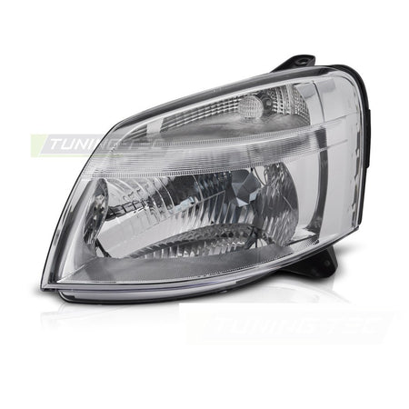 Faro Cromato Sinistro Laterale Tyc per Citroën Berlingo Peugeot Partner 02-10