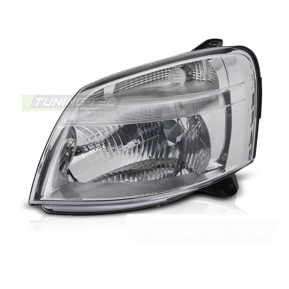 Faro Cromato Sinistro Laterale Tyc per Citroën Berlingo Peugeot Partner 02-10
