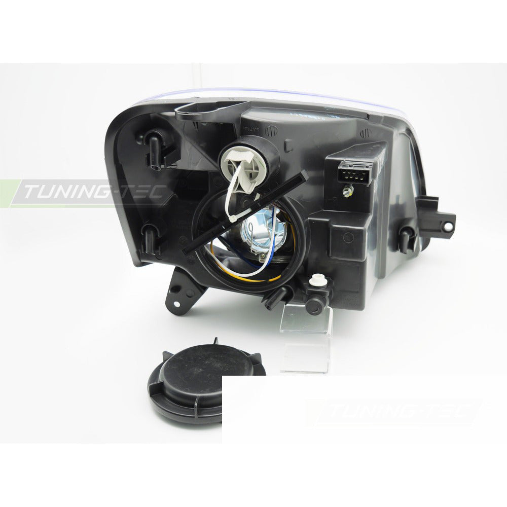 Faro Cromato Sinistro Laterale Tyc per Citroën Berlingo Peugeot Partner 02-10