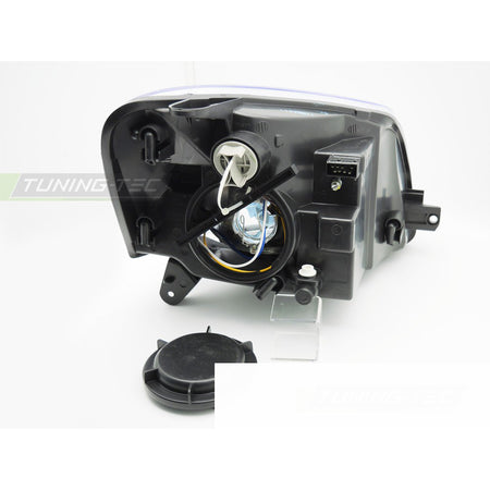 Faro Cromato Sinistro Laterale Tyc per Citroën Berlingo Peugeot Partner 02-10