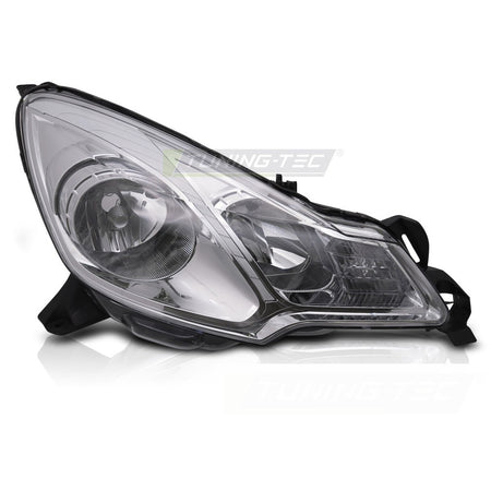Faro Cromato Destro Laterale Tyc per Citroën C3 (2009-2012) Lato Destro