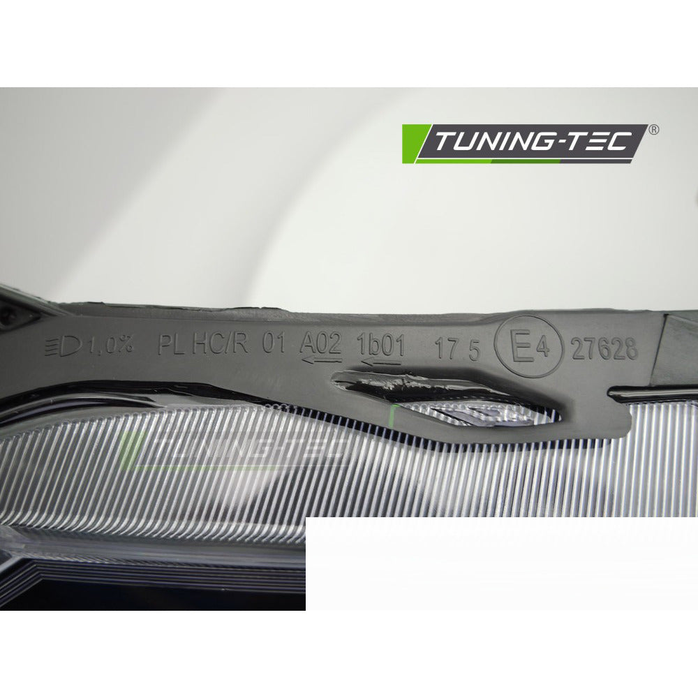 Faro Nero Destro Laterale Tyc per Ford KA+ (2018-2021) Fanale Destro Nero