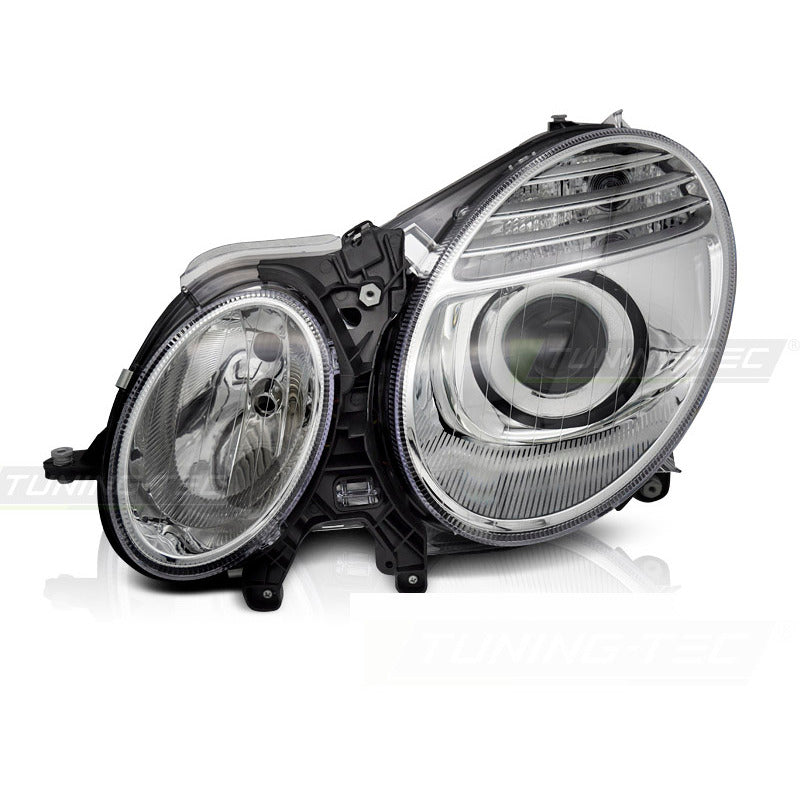 Fari Cromato Sinistro Laterale Tyc per Mercedes W211 (anni 2006-2009)