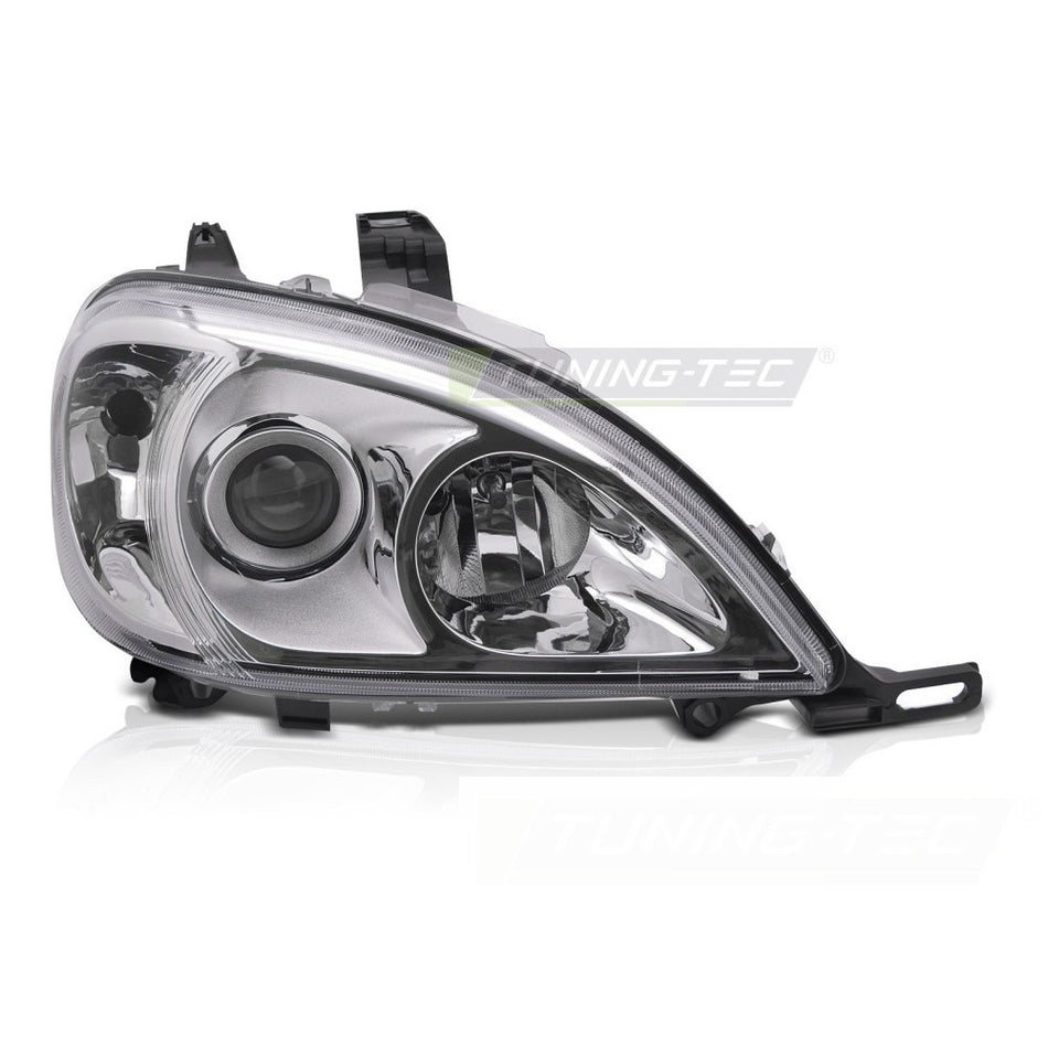Fari Cromato Destro Laterale per Mercedes W163 (01-05) Lato Destro