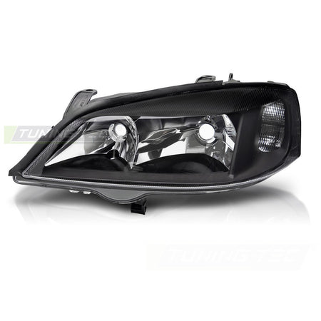 Fari Nero Sinistro Laterale Tyc per Opel Astra G (1997-2004) Sinistro