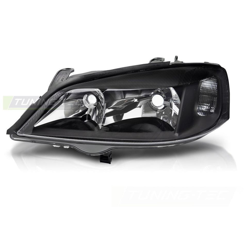 Fari Nero Sinistro Laterale Tyc per Opel Astra G (1997-2004) Sinistro