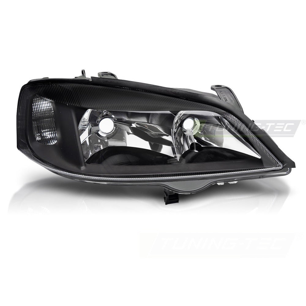 Fari Nero Destro Laterale Tyc per Opel Astra G (1997-2004) - Fanali Neri Destra