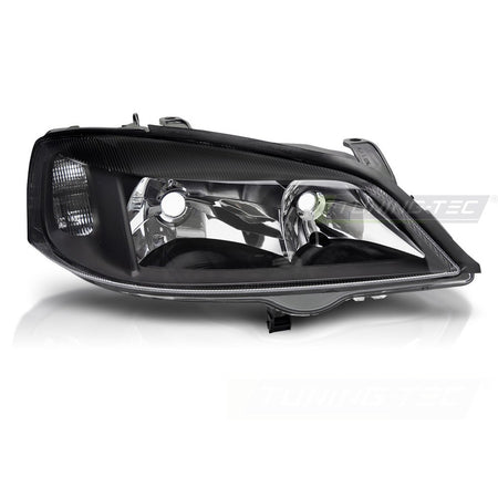 Fari Nero Destro Laterale Tyc per Opel Astra G (1997-2004) - Fanali Neri Destra