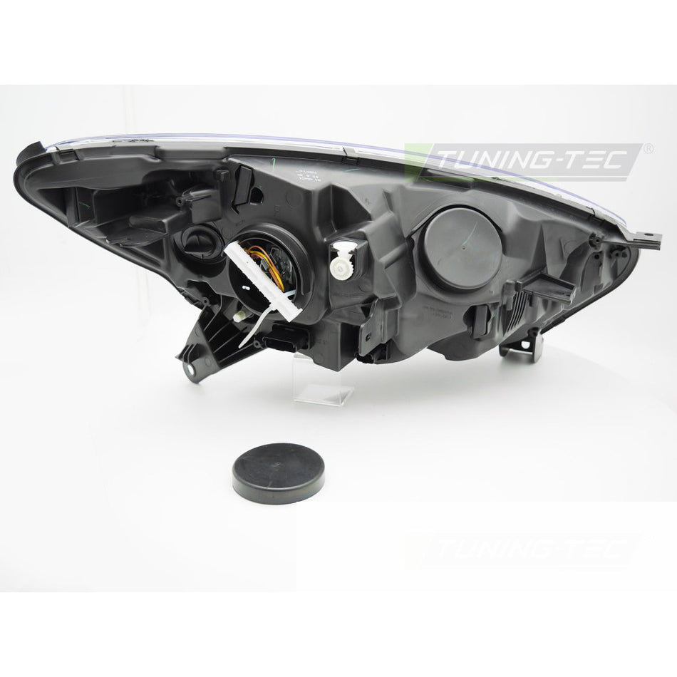 Faro Nero Sinistro Laterale Tyc per Renault Captur I (2013-2017) Sinistro