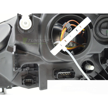 Faro Nero Sinistro Laterale Tyc per Renault Captur I (2013-2017) Sinistro