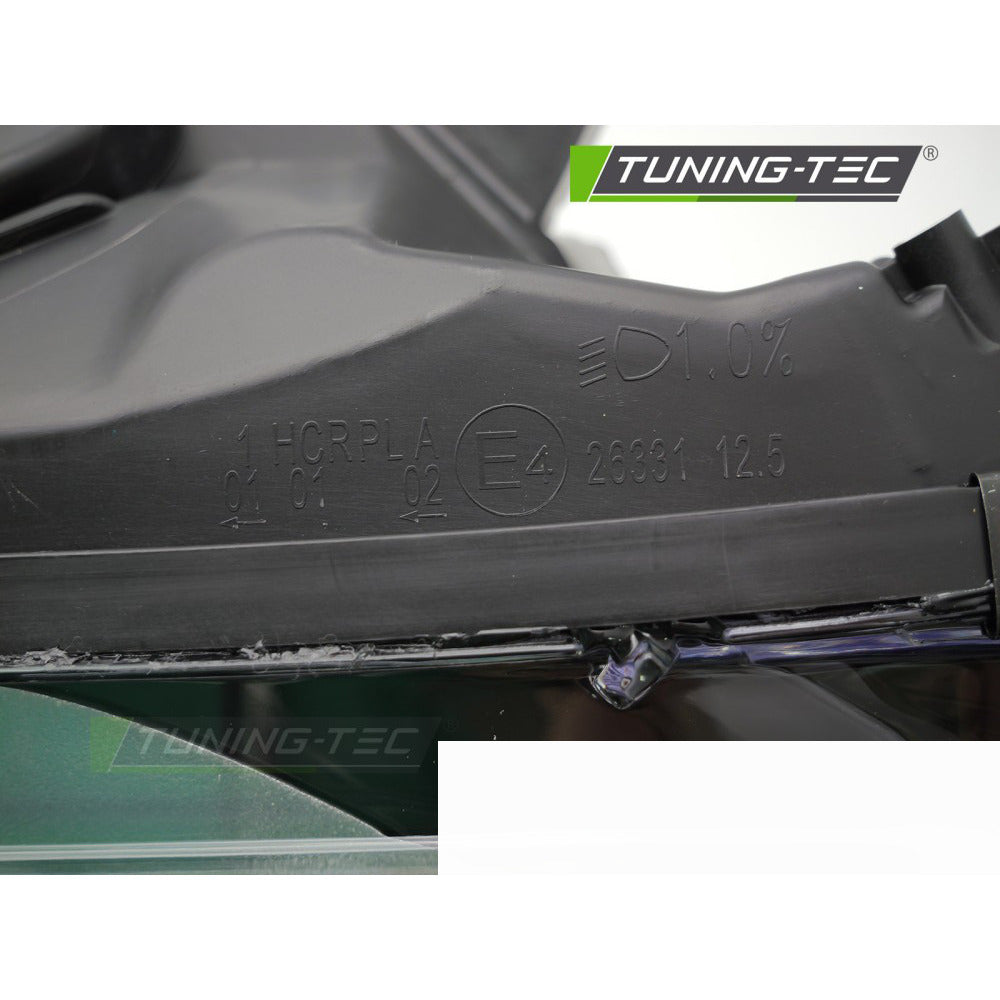 Faro Nero Sinistro Laterale Tyc per Renault Captur I (2013-2017) Sinistro