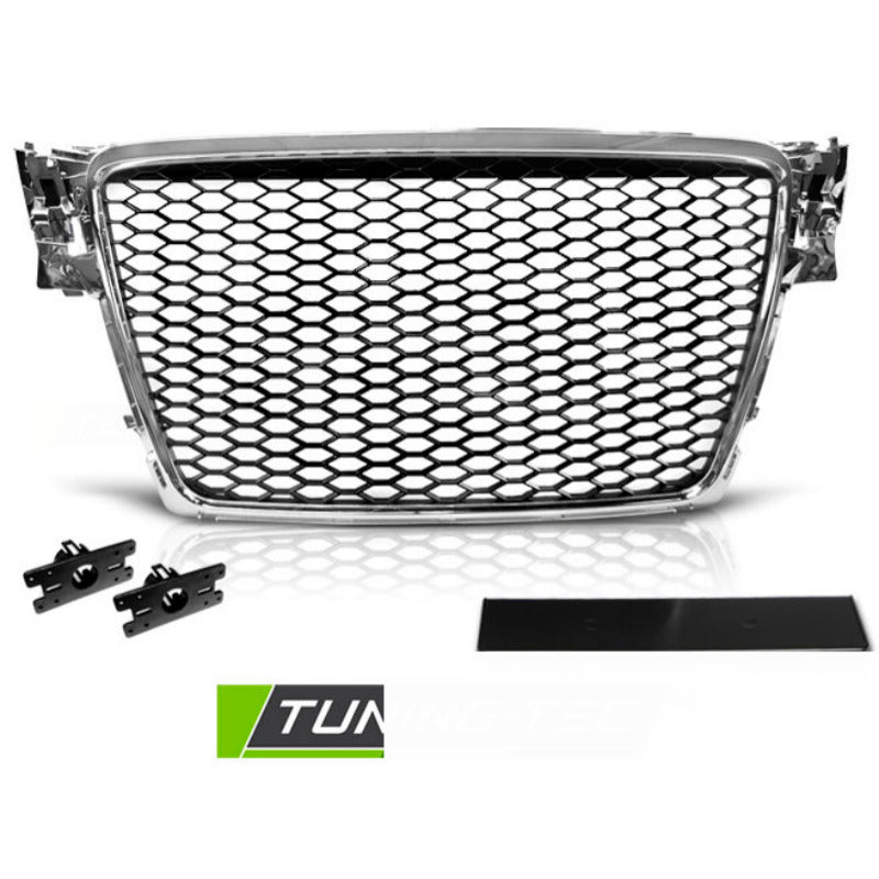 Griglia Sport Cromato per Audi A4 B8 (2008-2011) - Griglia D'aerazione Sportiva