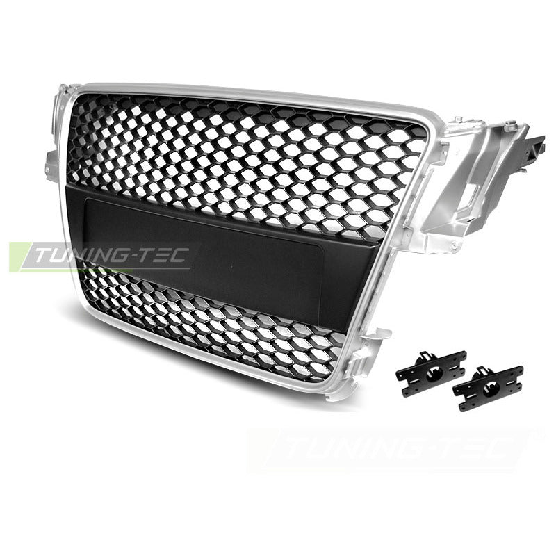 Griglia Sport Argento per Audi A5 (07-06.11) - Griglia D'aerazione Sportiva