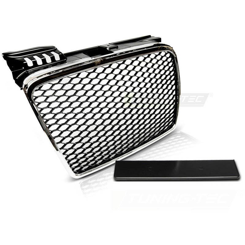 Griglia Sport Cromato per Audi A4 (B7) 2004-2008 - Griglia Anteriore Cromata