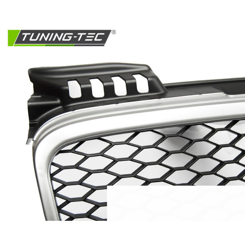 Griglia Sport Argento per Audi A4 (B7) 04-08 - Griglia D'aerazione Sportiva