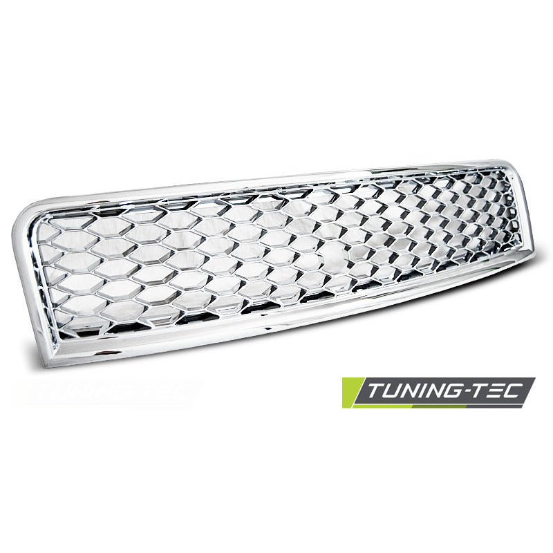 Griglia Sport Cromato per Audi A4 (B6) 10.00-10.04, Griglia Anteriore Sportiva