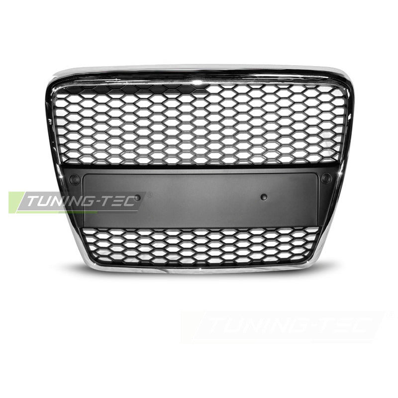 Griglia Sport Cromato per Audi A6 (C6) 04.04-08 - Griglia Anteriore Sportiva