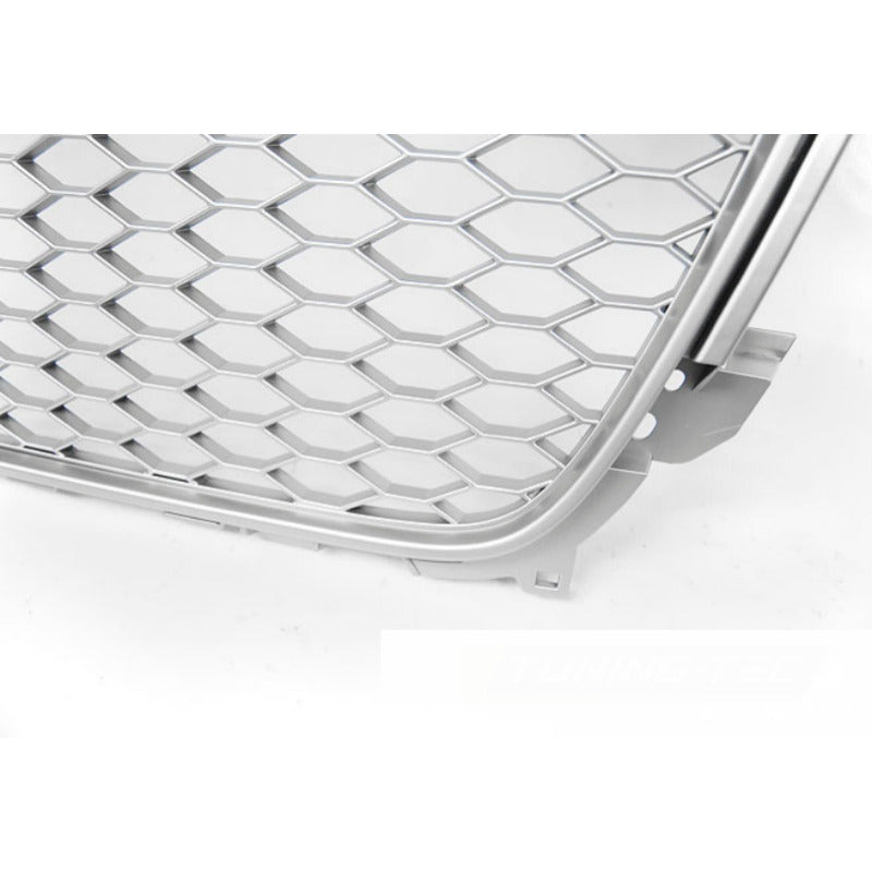 Griglia Sport Argento per Audi A4 (B8) 2011-2015 - Griglia D'aerazione Sportiva