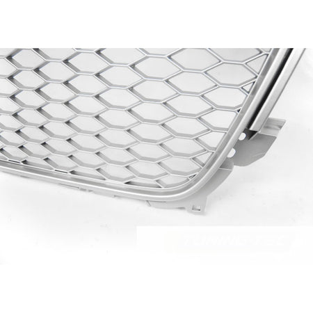 Griglia Sport Argento per Audi A4 (B8) 2011-2015 - Griglia D'aerazione Sportiva