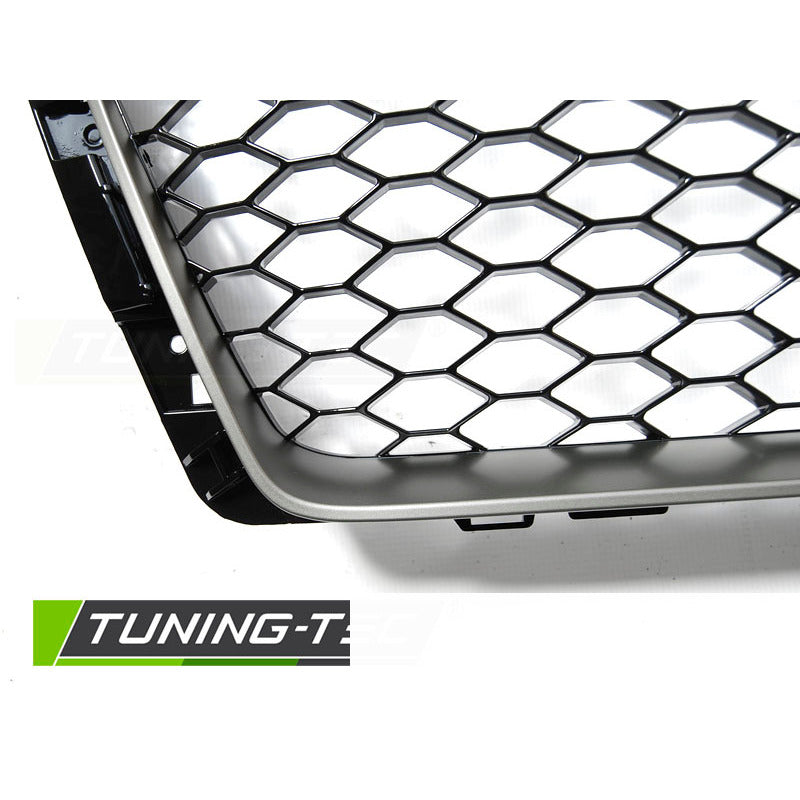 Griglia Sport Opaco Grigio Argento per Audi A4 B9 (2015-2019) - Griglia