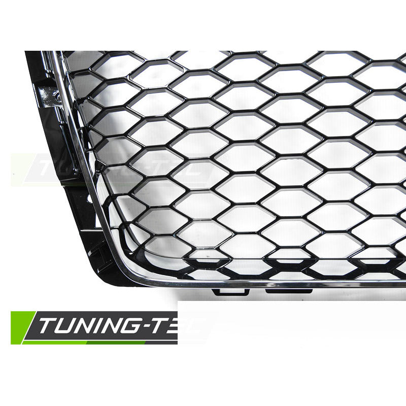 Griglia Sportiva Cromo Nero Fit Audi A4 B9 (2015-2019) - Accessorio Tuning