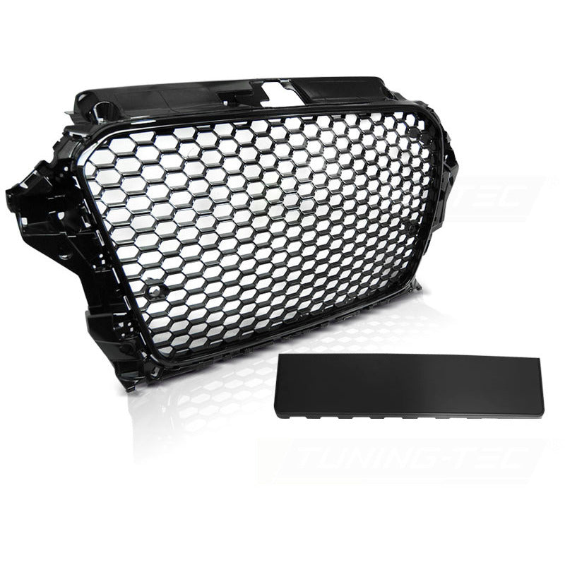 Griglia Sport Nero Lucido per Audi A3 (8V) 12-16, Griglia Anteriore Sportiva