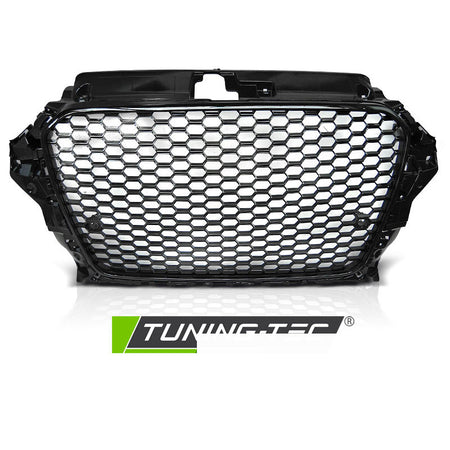 Griglia Sport Nero Lucido per Audi A3 (8V) 12-16, Griglia Anteriore Sportiva