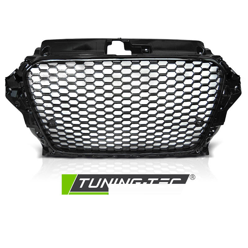 Griglia Sport Nero Lucido per Audi A3 (8V) 12-16, Griglia Anteriore Sportiva