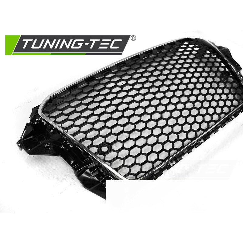 Griglia Sportiva Cromata Nera per Audi A3 (8V) 12-16, Accessorio Tuning Auto