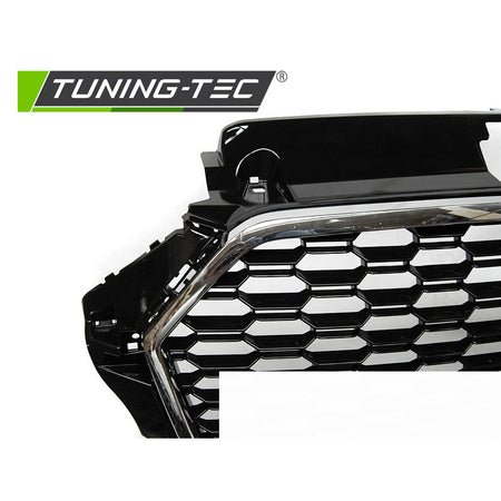 Griglia Sportiva Cromata Nera Fit Audi A3 (8V) 17-20