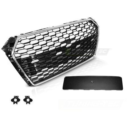 Griglia Sportiva Cromata Nera PDC per Audi A4 B9 (2015-2019)