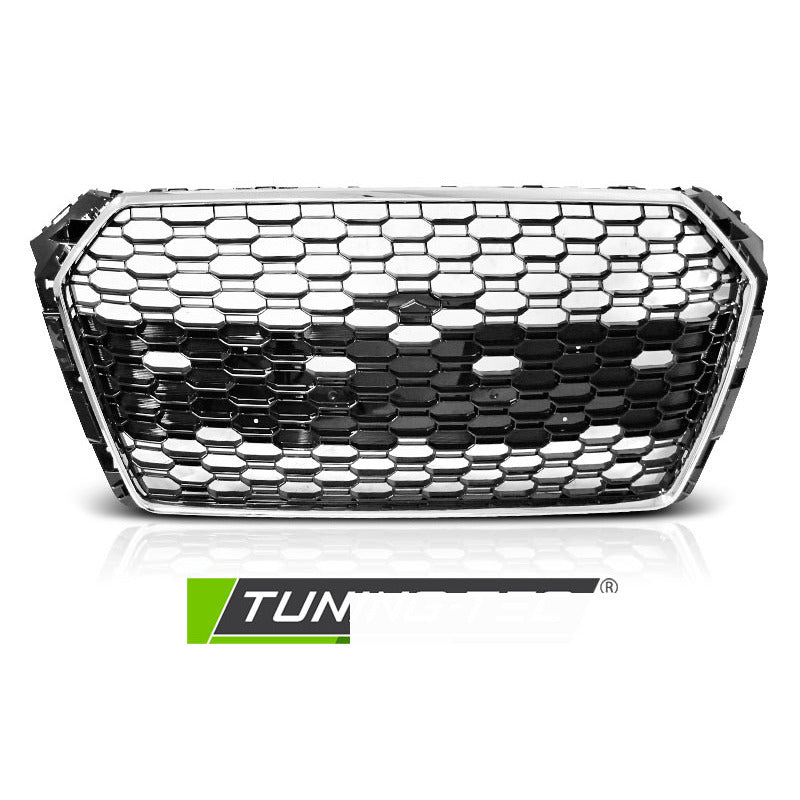 Griglia Sportiva Cromata Nera PDC per Audi A4 B9 (2015-2019)
