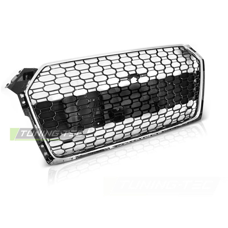 Griglia Sportiva Cromata Nera Lucida per Audi A5 (2016-2019)