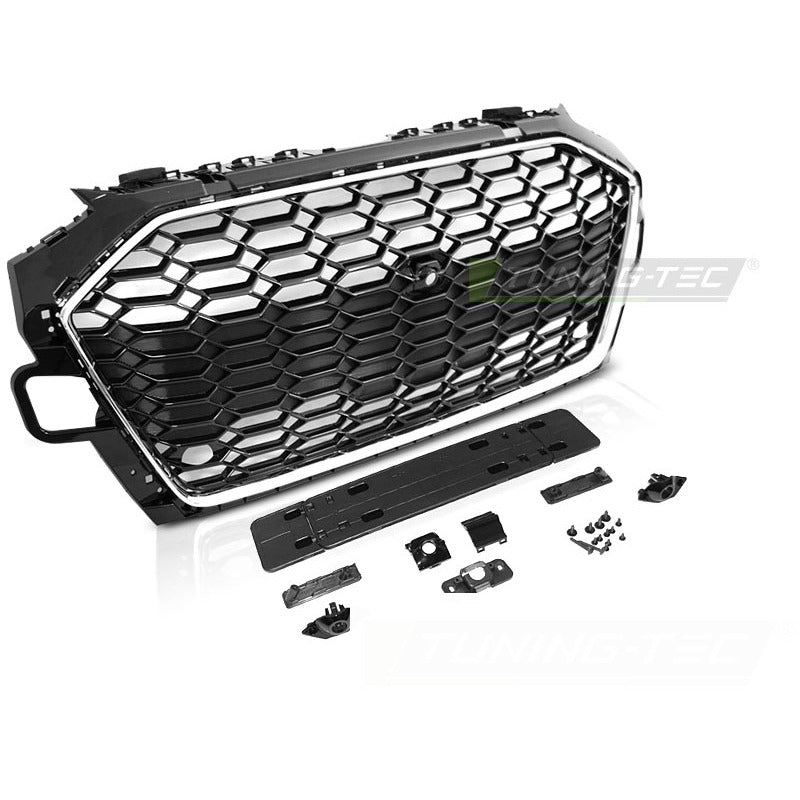 Griglia Sportiva Cromata Nera PDC per Audi A4 B9 (2020-2024)