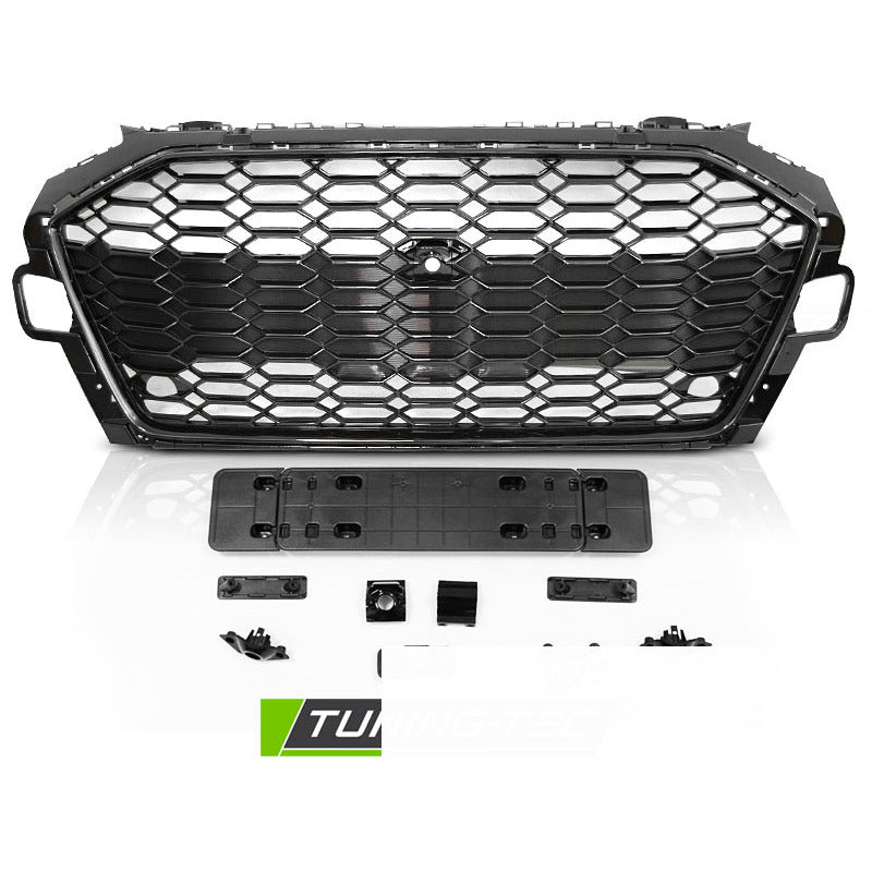 Griglia Sportiva Nero Lucido PDC per Audi A4 B9 (2020-2024)
