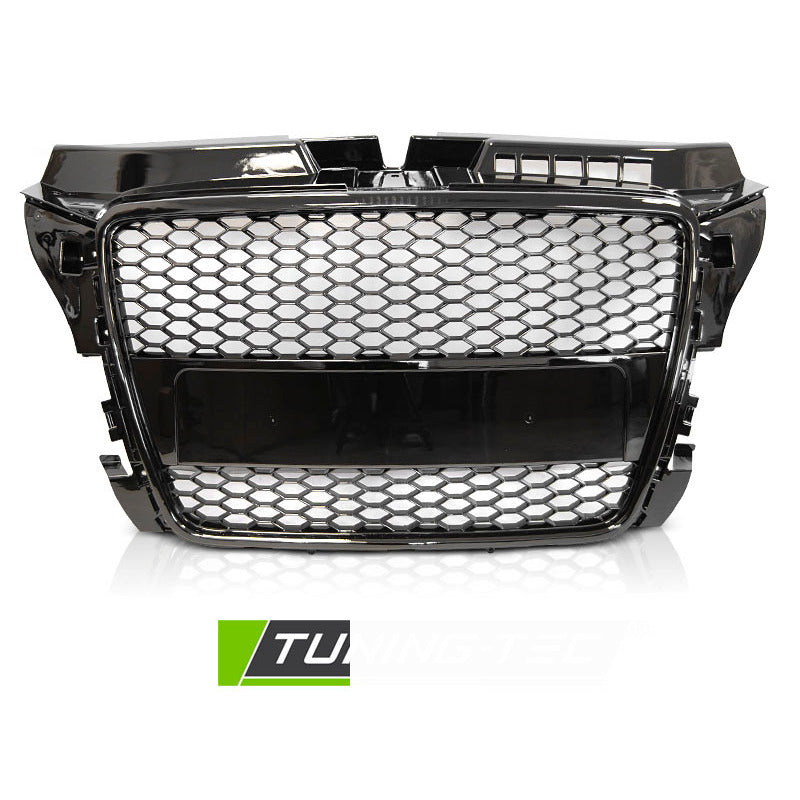 Griglia Sport Nero Lucido per Audi A3 (8P) 08-12 - Griglia Anteriore Sportiva